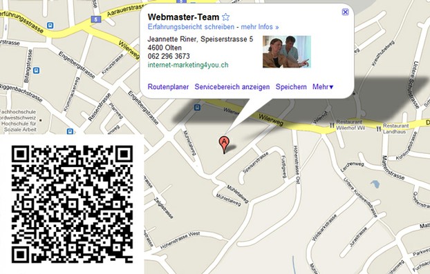 Google Maps und dazugehöriger QR Code