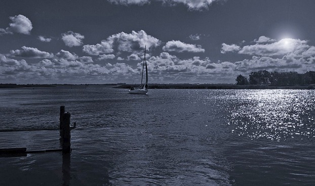 Die Stimmungen und Ruhe am kleinen ...